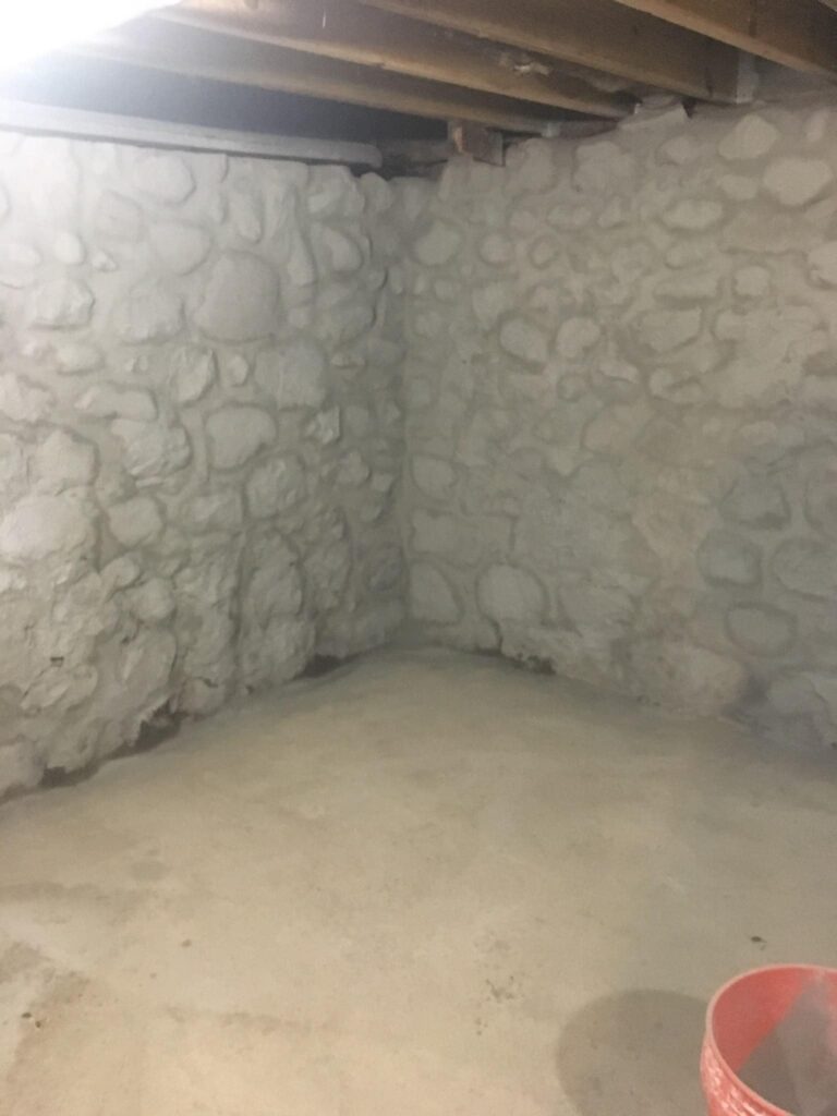 Stone Basement Repair Project